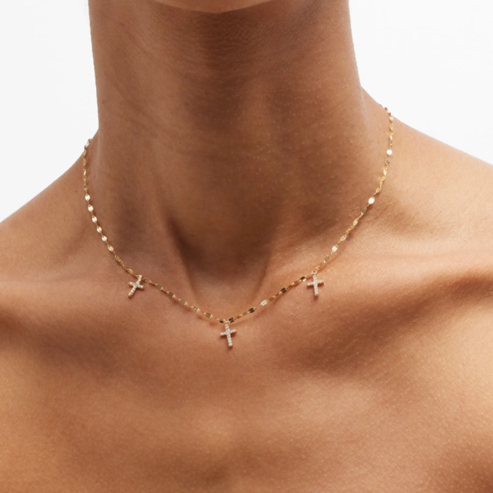 Lana jewelry triple cross necklace